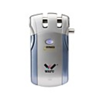 WAFU Wireless Smart Remote Door Lock Security Invisible Keyless Entry Door Lock Remote Control Lock (WF-019) with 4 Remote Keys