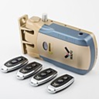 WAFU Zinc Alloy / Metal Remote Lock Smart Home Security System Home / School Security Door / Wooden Door / Composite Door (Unlocking Mode Remote Controller)