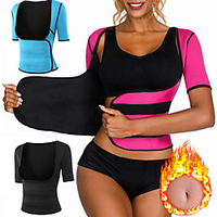 Waist Trainer Vest Body Shaper Sweat Waist Trainer Corset Sports Neoprene Yoga Gym Workout Pilates Adjustable Weight Loss Tummy Fat Burner Hot Sweat For Women / Adults