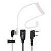 Walkie Talkie Surveillance Earpiece Headset with PTT for 2 Pin Puxing Wouxun Baofeng Two Way Radio