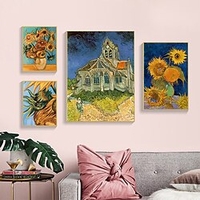Wall Art Canvas Prints Painting Artwork Picture Floral Home Decoration Decor Rolled Canvas No Frame Unframed Unstretched miniinthebox