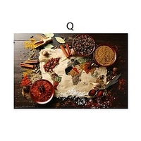 Wall Art Canvas Prints Painting Artwork Picture Food Still Life Spices Home Decoration Decor Rolled Canvas No Frame Unframed Unstretched miniinthebox