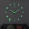 Wall Clock Clocks Modern Design Watch Digital Large Big 3D DIY Home Decor Luminous Luminova Mirror Sticker