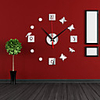 Wall Clock Pattern DIY 3D Decorative Wall Sticker Home Decor Clock Living Room Home Decoration Mirror Art Design ZB022