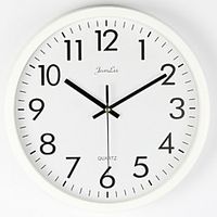 Wall Clock Silent Non Ticking - 10 Inch Quality Quartz Battery Operated Round Easy to Read Home/Office/Classroom/School Clock miniinthebox