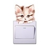 Wall Decal Decorative Wall Stickers Light Switch Stickers - Animal Wall Stickers Animals Re-Positionable Removable