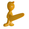 Wall Hook Hanger Mr.P One Man Hang (Random Color)