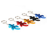 Wall Lizard Shaped Aluminum Keychain Bottle Opener