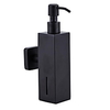 Wall Mount Matte Black Tower Shampoo Dispenser-Contemporary Bottle Pump for Shower