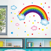 Wall Sticker New Cartoon Rainbow Stars Cloud DIY Restaurant Kitchen Porch Wall Background Beautification Decorative Wall Sticker miniinthebox