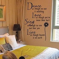 Wall Stickers Wall Decals,  Sunflower PVC Wall Stickers 1pc 6940cm Wall Stickers for bedroom living room miniinthebox