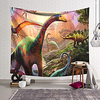 Wall Tapestry Art Deco Blanket Curtain Hanging Home Bedroom Living Room Dormitory Decoration Polyester Fiber Animal Dinosaur Age Jungle