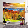 Wall Tapestry Art Deco Blanket Curtain Hanging Home Bedroom Living Room Dormitory Decoration Polyester Fiber Colored Woods Mountains