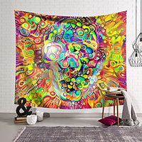 Wall Tapestry Art Deco Blanket Curtain Hanging Home Bedroom Living Room Dormitory Decoration Polyester Fiber Painted Fantasy