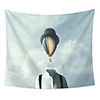 Wall Tapestry Art Deco Blanket Curtain Picnic Table Cloth Hanging Home Bedroom Living Room Dormitory Decoration Polyester Fiber Sky Hot Air Balloon Emptying The Brain