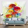 Wall Tapestry Art Deco Blanket Curtain Picnic Table Cloth Hanging Home Bedroom Living Room Dormitory Decoration Polyester Fiber Abstract Modern Color Oil Painting Flowers