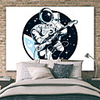 Wall Tapestry Art Deco Blanket Curtain Picnic Table Cloth Hanging Home Bedroom Living Room Dormitory Decoration Polyester Fiber Astronaut Music