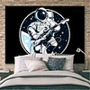 Wall Tapestry Art Deco Blanket Curtain Picnic Table Cloth Hanging Home Bedroom Living Room Dormitory Decoration Polyester Fiber Astronaut Music