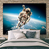 Wall Tapestry Art Deco Blanket Curtain Picnic Table Cloth Hanging Home Bedroom Living Room Dormitory Decoration Polyester Fiber Astronaut Sky