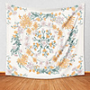 Wall Tapestry Art Deco Blanket Curtain Picnic Table Cloth Hanging Home Bedroom Living Room Dormitory Decoration Polyester Fiber Flowers