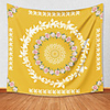 Wall Tapestry Art Deco Blanket Curtain Picnic Table Cloth Hanging Home Bedroom Living Room Dormitory Decoration Polyester Fiber Flowers