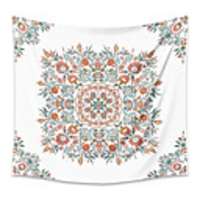 Wall Tapestry Art Deco Blanket Curtain Picnic Table Cloth Hanging Home Bedroom Living Room Dormitory Decoration Polyester Fiber Flowers