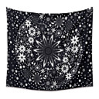 Wall Tapestry Art Deco Blanket Curtain Picnic Table Cloth Hanging Home Bedroom Living Room Dormitory Decoration Polyester Fiber Flowers