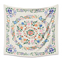 Wall Tapestry Art Deco Blanket Curtain Picnic Table Cloth Hanging Home Bedroom Living Room Dormitory Decoration Polyester Fiber Flowers