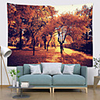 Wall Tapestry Art Deco Blanket Curtain Picnic Table Cloth Hanging Home Bedroom Living Room Dormitory Decoration Polyester Fiber Golden Woods