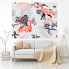 Wall Tapestry Art Deco Blanket Curtain Picnic Table Cloth Hanging Home Bedroom Living Room Dormitory Decoration Polyester Fiber Modern Animal Plant Flower Flamingo