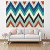Wall Tapestry Art Deco Blanket Curtain Picnic Table Cloth Hanging Home Bedroom Living Room Dormitory Decoration Polyester Fiber Modern Color Pattern Geometric Graphic Color Polyline Wave