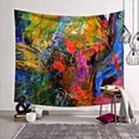 Wall Tapestry Art Deco Blanket Curtain Picnic Table Cloth Hanging Home Bedroom Living Room Dormitory Decoration Polyester Fiber Modern Oil Painting Color Paint