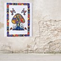 Wall Tapestry Art Deco Blanket Curtain Picnic Table Cloth Hanging Home Bedroom Living Room Dormitory Decoration Polyester Fiber Mushroom Weird