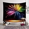Wall Tapestry Art Deco Blanket Curtain Picnic Table Cloth Hanging Home Bedroom Living Room Dormitory Decoration Polyester Fiber Novelty Modern Colorful Gorgeous Fireworks