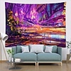 Wall Tapestry Art Deco Blanket Curtain Picnic Table Cloth Hanging Home Bedroom Living Room Dormitory Decoration Polyester Fiber Novelty Modern Oil Painting Color Rainforest