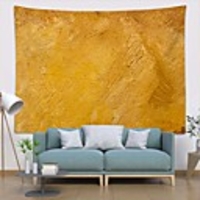 Wall Tapestry Art Deco Blanket Curtain Picnic Table Cloth Hanging Home Bedroom Living Room Dormitory Decoration Polyester Fiber Oil Painting Yellow Paint