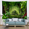 Wall Tapestry Art Deco Blanket Curtain Picnic Table Cloth Hanging Home Bedroom Living Room Dormitory Decoration Polyester Fiber Rainforest Pyramid