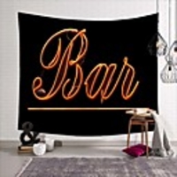 Wall Tapestry Art Deco Blanket Curtain Picnic Table Cloth Hanging Home Bedroom Living Room Dormitory Decoration Polyester Fiber Still Life Modern Neon