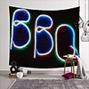 Wall Tapestry Art Deco Blanket Curtain Picnic Table Cloth Hanging Home Bedroom Living Room Dormitory Decoration Polyester Fiber Still Life Modern Neon