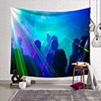 Wall Tapestry Art Deco Blanket Curtain Picnic Table Cloth Hanging Home Bedroom Living Room Dormitory Decoration Polyester Fiber Still Life Modern Neon Bar Jump