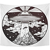 Wall Tapestry Art Deco Blanket Curtain Picnic Table Cloth Hanging Home Bedroom Living Room Dormitory Decoration Polyester Fiber UFO