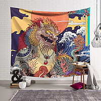 Wall Tapestry Art Decor Blanket Curtain Hanging Home Bedroom Living Room Decoration Animal Cartoon miniinthebox
