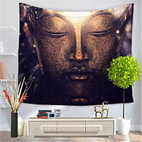 Wall Tapestry Art Decor Blanket Curtain Hanging Home Bedroom Living Room Decoration Budda miniinthebox