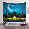 Wall Tapestry Art Decor Blanket Curtain Hanging Home Bedroom Living Room Decoration Castle Moon