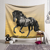 Wall Tapestry Art Decor Blanket Curtain Hanging Home Bedroom Living Room Decoration Horse Galloping Pattern