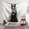 Wall Tapestry Art Decor Blanket Curtain Hanging Home Bedroom Living Room Decoration Horse Galloping Pattern
