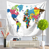 Wall Tapestry Art Decor Blanket Curtain Hanging Home Bedroom Living Room Decoration Map miniinthebox