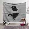Wall Tapestry Art Decor Blanket Curtain Hanging Home Bedroom Living Room Decoration Naughty Black Cat