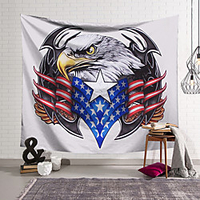 Wall Tapestry Art Decor Blanket Curtain Hanging Home Bedroom Living Room Decoration Polyester American Eagle miniinthebox