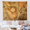 Wall Tapestry Art Decor Blanket Curtain Hanging Home Bedroom Living Room Decoration Polyester Ancient World Map miniinthebox